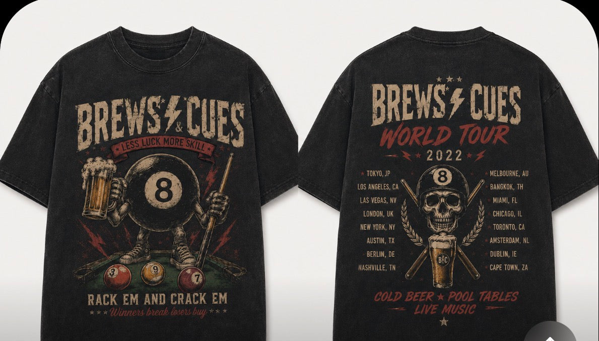 Brews & Cues World Tour