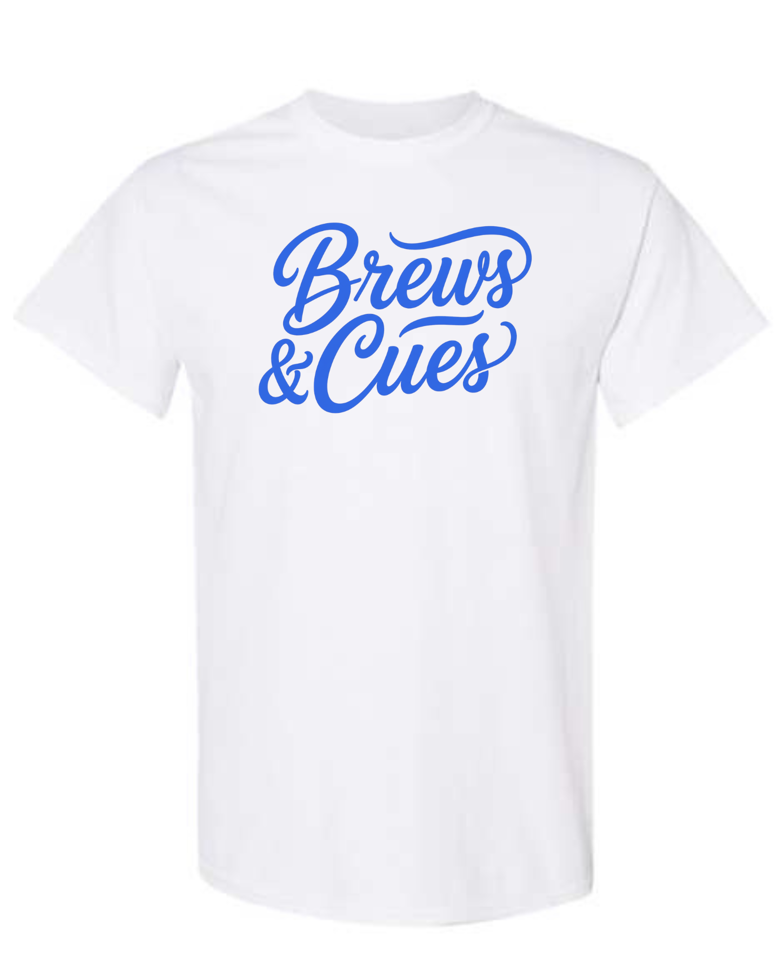 Brews & Cues t shirt
